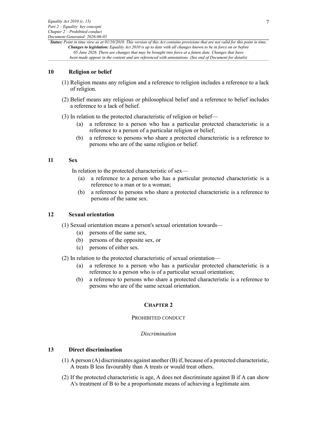 Page 7 of Equality Act 2010