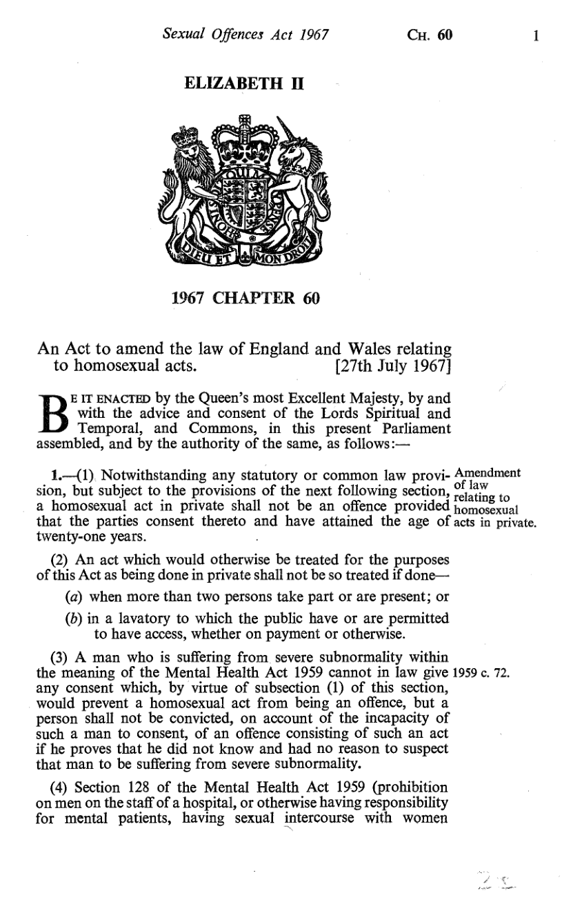 Page 2 of Sexual Offences Act 1967